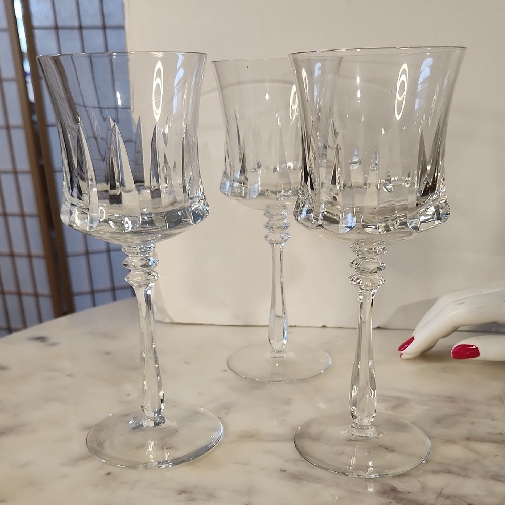 Vintage | Mikasa Marquis Crystal Goblets 1977-1987 RARE (replacement glasses)